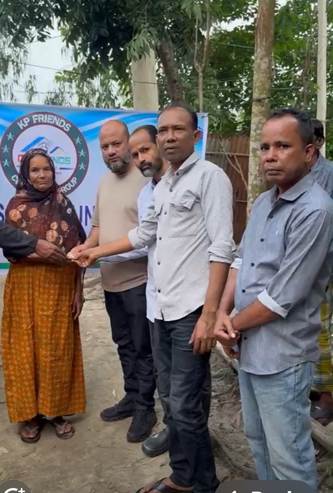 A woman receiving support from KP Friends volunteers