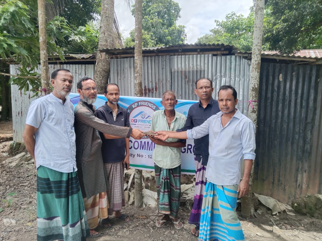 KP Friends team handing over support in Bangladesh